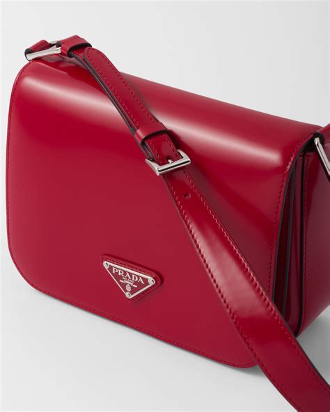 prada pattina bag|Prada brushed leather shoulder bag.